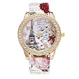 Armbanduhr Herren Quarz Uhr Analoguhr Minimalistisch Edelstahl Armband Business Silberherren Armbanduhr Großen Silberuhr Quarzuhren Geburtstagsgeschenk Muttertagsgeschenk (White, one Size)