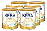 Nestlé BEBA SUPREME 2 Folgenahrung: nach dem 6. Monat, Pulver, im Anschluss an das Stillen, 6er Pack (6 x 800g)