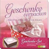 Geschenke-Set: Geschenke verpacken - Kreative Ideen für jeden Anlass. Anleitungsbuch mir dekorativen Stickern und Geschenkbox