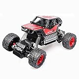 KTDT Legierung Offroad-Fernbedienungsauto 1:18 4WD 2,4 GHz Off-Road-Auto Rock Crawler Kletterauto RC Monster Truck Full Terrain Speed ​​Racing Boy Aufladen Kinderspielzeug