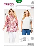 Burda 6552 Schnittmuster Shirt und Bluse (Damen, Gr. 46-60) Level 2