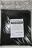 Pigment Oxidschwarz 100g, für Betonmasse, Estrich, Putz, Gips, Harz, Fugenmö