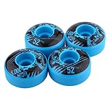 SANON 4Pcs 52Mm X 30Mm Skateboard Räder Outdoor Langlebige Pu Cruiser Longboard Skateboard Räder B