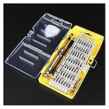 QCMYJM Multifunktionsanzug Schraubendreher Chrom Vanadium Stahlbatch 60 In 1 Manueller Schraubendreher 9800 Mobile Computer Tool (Size : Yellow)