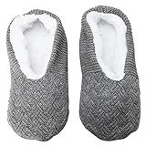 Holibanna Slipper Socken für Frauen Winter Warme Gemütliche Socken mit Greifer Weiche Fuzzy Haus Schuhe mit Nicht Slip Bö