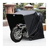 yaohuishanghang wasserdichte Motorrad Schutzhülle Schuppen Abdeckung Starker Rahmen Garage Motorrad Zelt Roller Schutzmotorraum Staub Reg