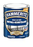 1 Liter Hammerite Metallschutzlack silbergrau Hammerschlag