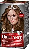 Brilliance Intensiv-Color-Creme 864 Rehbraun Stufe 3 (3 x 160 ml), dauerhafte Haarfarbe mit Diamant-Glanz-Effekt & Pflege-Conditioner, 10 Wochen Farb