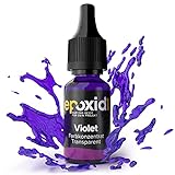 Epoxid1® transparente Farbe | violette hochkonzentrierte Epoxidharz Farbe | flüssige Tinte zum Färben von Kunstharz | kraftvoll & stark | Harz Farbe mit Tröp