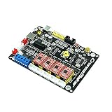 Jxjamp Grbl-Schrittmotor-Steuerplatine, 4 Achsen, mit Offline-USB-Treiber, 300 W, CNC-Lasergravierer (Color : 4Axis and1.8COffline)