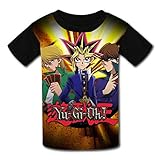 Kinder Jugendliche Kurzarm T-Shirt, Yu-GI-Oh Kids T-Shirts Short Sleeve Tees Summer Tops for Youth/Boys/G