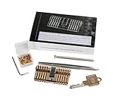 Multipick Profi Trainingszylinder Set - Made in Germany - variables 5-Stift Übungsschloss – universell verstellbar - für Anfänger als Hobby bis Profi im Beruf - verschiedene Schwierigkeitsg