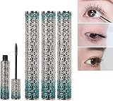 2021 Pearl Jade Mascara, 4d Silk Fiber Lash Mascara, waschbare Volumizing Mascara, Herbst Winter Make-up Mascara, Langanhaltend den ganzen Tag, Glamour mü