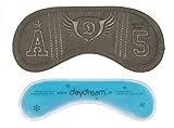 daydream EAGLE Schlafmaske speziell für Männer/Herren (A-1016) Schlafmasken I Schlafbrille I Augenmaske I Augenklappe I gratis Kühlkissen (= Kühlmaske) I Topseller seit 10 J