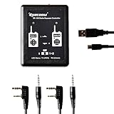 Gam3Gear Surecom SR-629 2 in 1 Duplex-Crossband-Funk-Repeater Controller mit Funkkabel für Walkie Talk