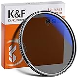 K&F Concept Pro 58mm Slim Zirkularer Polfilter Polarisationsfilter CPL Filter Cirkular Polfilter Optisches Glas & Aluminium für Foto-Kameraobjek