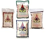 Royal Thai Jasmin Duftreis, 1kg + Bruchreis mit Jasmin Duft, 1kg + Klebereis,1kg + Naturreis, 1kg, 4er Pack, (4x1kg)