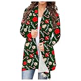 Sumeiwilly Damen-Baumwoll-wattierte Jacke Lose Baumwollwattierte Jacke Winterjacke Werkzeugstoff-Patch Plus Samt-Baumwoll-Wattierte Jack