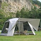 Pop-Up-Zelt Für 5-8 Personen Instant Campingzelt Leichtes Familien-Kuppelzelt Für Outdoor-Familiencamping, Wandern, Angeln, F