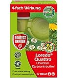 PROTECT GARDEN Universal-Rasenunkrautfrei Loredo Quattro Rasen Unkrautvernichter gegen hartnäckige Unkräuter mit 4-fach Wirkung, 100