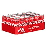 Coca-Cola Classic, Pure Erfrischung mit unverwechselbarem Coke Geschmack in stylischem Kultdesign, EINWEG Dose (24 x 330 ml)