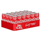 Coca-Cola Classic, Pure Erfrischung mit unverwechselbarem Coke Geschmack in stylischem Kultdesign, EINWEG Dose (24 x 330 ml)