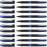 Schneider One Sign Tintenroller (dokumentenecht, Strichstärke 1.0 mm) blau, 10er Pack
