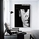 DCPPCPD Leinwand Bilder Kunst UDO Lindenberg 2 Poster Dekoratives Wohnzimmer Schlafzimmer Gemälde 60 * 80cm R