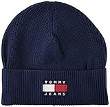 Tommy Jeans - Heritage Herren Mütze mit Patch Logo, blau, O