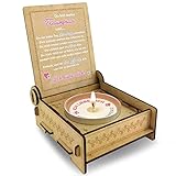 Candle IN THE BOX, Traumfrau zum Valentinstag, Kerze und Botschaft für Frauen, Ich liebe Dich Geschenk für sie, Hochzeitstag, Jahrestag Freundin, Geburtstag E