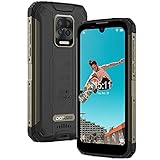 DOOGEE S59 PRO Handy ohne Vertrag, IP68 Stoßfest Robustes Smartphone, 10000mAh Akku Lautsprecher 4 LED Outdoor Handy, Octa Core 4GB+128GB, 16MP AI Quad-Kamera Smartphone Dual SIM NFC (Schwarz)