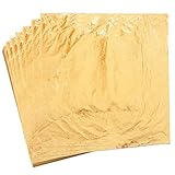 KINNO 100 Blattgold Imitation Blattgold zum Basteln Schlagmetall Kunstprojekt, Möbel Dekoration 14x14