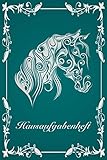 Hausaufgabenheft: Zum Notieren der Hausaufgaben für ein komplettes Schuljahr, inkl. Stundenplan, Schulnoten, Notizen: Schulplaner mit Pferd Design für ... Realschule, Gymnasium - ca. DIN A5