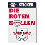 RB Leipzig Aufkleber/Sticker 2er Set Logo Plus Die Roten Bullen - Rasenballsport Leipzig