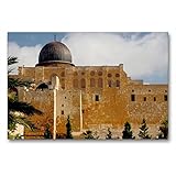 CALVENDO Premium Textil-Leinwand 90 x 60 cm Quer-Format Al-Aqsa-Moschee, Leinwanddruck von Pater N