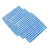 Das blaue Wunder Extra Reinigungstücher 30x30cm 3er Set | aus Bambusfasern | extrem saugfähig | streifenfreie Reinigung | Allzweck