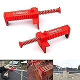 Hoomall Schnellspannverschluß Maurerschnurspanner Drahtschublade Maurerwerkzeug Schnurspannerklötze Maurerecken aus Schnurhalterung für den Hochbau 2 Stück