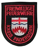 Freiwillige Feuerwehr - Kreis Paderborn - Ärmelabzeichen - Abzeichen - Aufnäher - Patch - Motiv 1