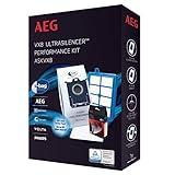 AEG ASKVX8 Performance Kit für VX6-8 (Beutel & Filter, 4 original s-bag Staubsaugerbeutel GR201S, 1 Motorfilter, 1 Allergy Plus Filter waschbar, 4er Pack s-fresh Duftgranulat, weiß)