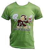 Goodman Herren T-Shirt Gift Gruen Musical Fruit Punk DJ AFFE S 46