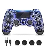 PS-4 Controller, PS-4 Remote, PS-4 Wireless Controller, Shineled Controller mit Vollfunktionen Kompatibel f眉r PS-4/ PS-4 Slim/PS-4