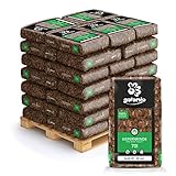 GALAMIO Rindenmulch Mulch Garten Holz Dekor Rinde Borke Natur Pinus Sylvestris Wald Kiefer Grob 20-60mm 70l x 36 Sack 2.520l / 1 Palette Palig