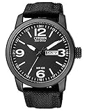 Citizen Herren analog Eco-Drive Uhr mit Nylon Armband BM8475-34E