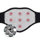 LONTG Nackenstütze Selbstwärmende Nackenbandage Verstellbar Cervicalstütze Wärmetherapie Magnetfeldtherapie für Nackenschmerzen Muskelschmerzen Magnet Gesundheitsgürtel Nackenwirbel Schutzb