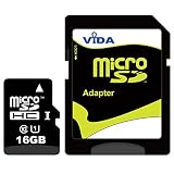 Vida IT Neu 16GB Micro SD SDHC Speicherkarte für Sony Ericsson - Xperia X10 Mini - Xperia X10 Mini pro - Xperia X2 - Xperia X8 Handy - Tablet PC