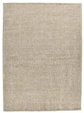 Designerteppich und Markenteppich | Vintage | Schurwolle mit Seidenglanz | handgearbeitet | : 85 x 155 cm; Farbe: Beige | Tom Tailor - G