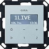 Gira 228426 Unterputz Radio RDS ohne Lautsprecher System 55,