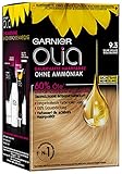 Garnier Olia Haar Coloration Sehr Helles Goldblond 9.3 / Färbung für Haare enthält 60% Blumen-Öle für intensive Farbkraft - Ohne Ammoniak - 3 x 1 Stück