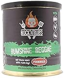 ROCK'N'RUBS Grillgewürz Rumshine Reggae - BBQ Rub zum Grillen mit aromatischer Kräutermischung & Rum - 90 g D