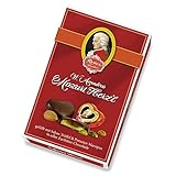 Reber Mozart Herz'l, Zartbitter-Schokolade, Pistazien-Marzipan, Sahne-Trüffel, Besonderes Design, 24er-Packung